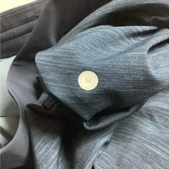 Lululemon Men’s T.H.E. Short Linerless Heather Allover Iron Blue True Navy Sz M - Picture 7 of 14